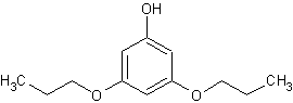 3,5-二丙氧基苯酚结构式