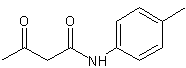 4'-甲基乙酰乙酰苯胺结构式