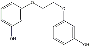 3,3'-二(羟基)苯氧基乙烷结构式
