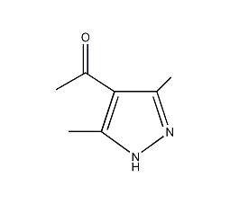 1-(3,5-二甲基-1H-吡唑-4基)乙酮结构式