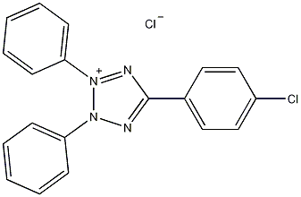 2,3-二苯基-5-(4-氯苯基)氯化四唑结构式