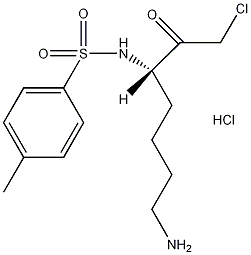 Nα-甲苯磺胺基-L-赖氨酸氯甲基酮盐酸盐结构式