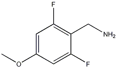 2,6-二氟-4-甲氧基苄胺结构式