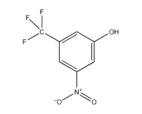 3-羟基-5-硝基三氟代苯结构式
