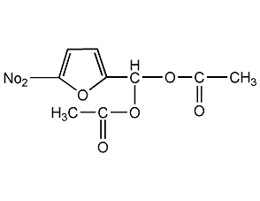 5-硝基-2-糠醛二乙酸酯结构式