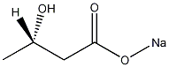 (S)-(+)-3-羟丁酸钠结构式