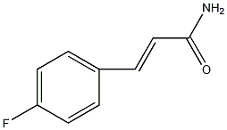 3-(4-氟苯基)-2-丙烯酰胺结构式