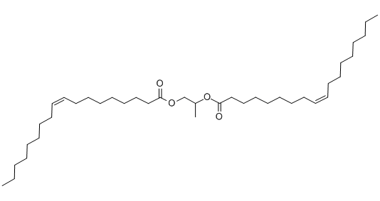 顺-9-十八烯酸-1,2-丙二(醇)酯结构式