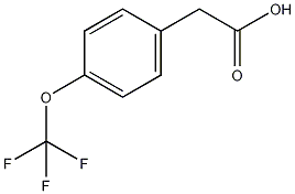 4-(三氟甲氧基)苯基乙酸结构式