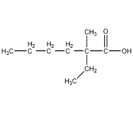 2-乙基-2-甲基己酸结构式