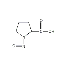 N-亚硝基-L-脯氨酸结构式