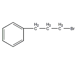 1-溴-3-苯丙烷结构式