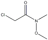 2-氯-N-甲氧基-N-甲基乙酰胺结构式