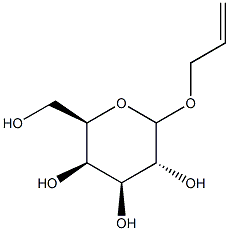 烯丙基α-D-吡喃半乳糖苷结构式