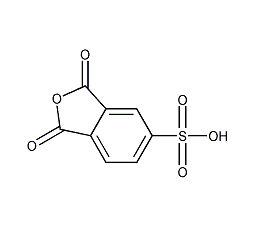 4-磺基邻苯二甲酸酐结构式
