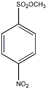 4-硝基苯磺酸甲酯结构式
