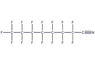 全氟辛腈结构式