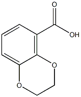 1,4-苯并二噁烷-5-羧酸结构式