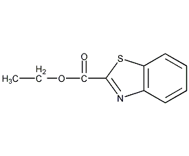 1,3-苯并噻唑-2-羧酸乙酯结构式