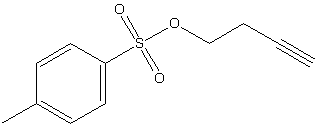3-丁炔基对甲苯磺酸盐结构式