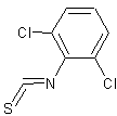2,6-二氯异硫氰酸苯酯结构式