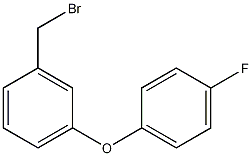 3-(4-氟苯氧基)苯甲基溴结构式
