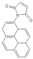 N-(1-芘)马来酰亚胺结构式