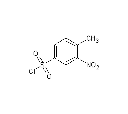 4-甲基-3-硝基苯磺酰氯结构式