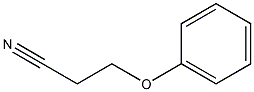 3-苯氧基丙腈结构式