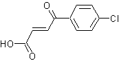 3-(4-氯苯甲酰)丙烯酸结构式