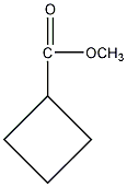环丁基甲酸甲酯结构式