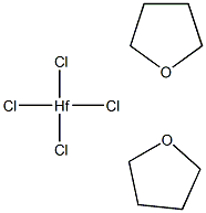 氯化铪(IV)四氢呋喃络合物 (1:2)结构式