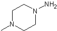 1-氨基-4-甲基哌嗪结构式