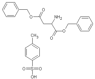 L-天冬氨酸双苄酯对甲苯磺酸盐结构式