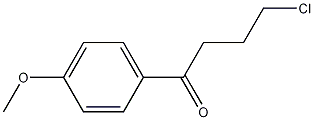 4-氯-4'-甲氧苯丁酮结构式