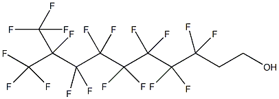 1H,1H,2H,2H-全氟-9-甲基癸醇结构式