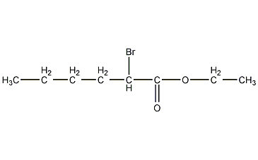 2-溴己酸乙酯结构式