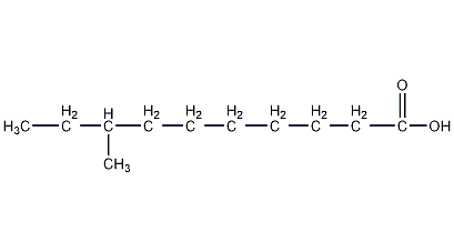 8-甲基葵酸结构式