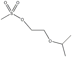 甲磺酸2-异丙氧乙酯结构式