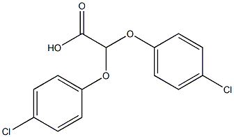 二(4-氯苯氧基)乙酸结构式