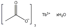 乙酸铽水合物结构式