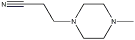 1-(2-氰乙基)-4-甲基哌嗪结构式
