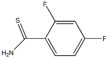 2,4-二氟硫代苯甲酰胺结构式