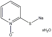 2-巯基吡啶-N-氧化钠盐n水合物结构式