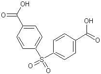 4,4'-磺酰基二苯甲酸结构式