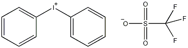 二苯基碘三氟磺酸盐结构式
