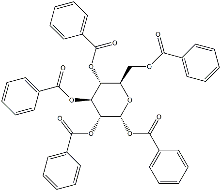 α-D-五吡喃葡萄糖苯酸结构式