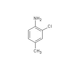 2-氯-4-甲基苯胺结构式
