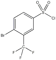 4-溴-3-(三氟甲基)苯磺酰基氯结构式