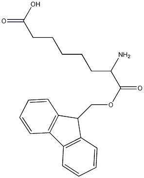 7-(芴甲氧羰基-氨基)庚酸结构式